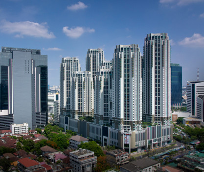 ให้เช่า คอนโด Duplex penthouse เบ็ล แกรนด์ พระราม 9 224.66 ตรม. On low floor with green view