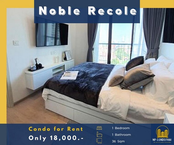 ให้เช่าคอนโด Nicely Modern Noble Recole PN-00000683 Fully furnished