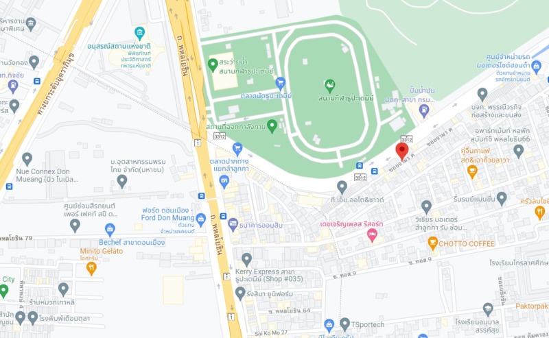 ขายที่ดินทำเลดี ติดถนนซอย ย่านลำลูกกา เนื้อที่ 2 งาน 68 ตร.ว. พร้อมบ้านพักอาศัย 2 หลัง
