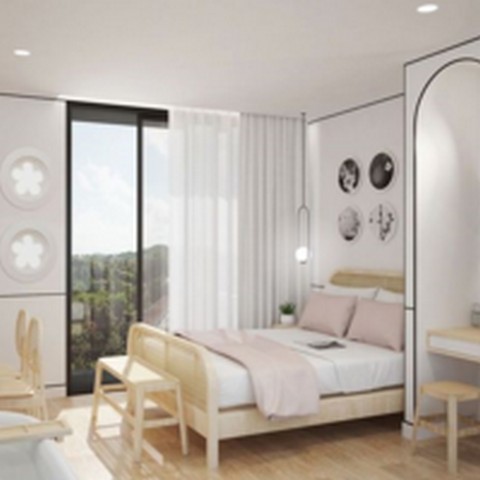 For Sale : Mono Residence Bangtao Phuket 1 Bedroom 1 Bathroom 5th Floor Mountain view.