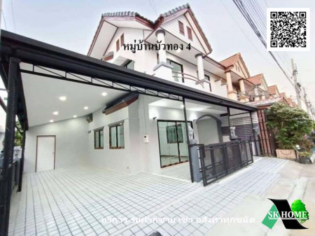 ขาย ทาวน์โฮม รีโนเวทใหม่ หมู่บ้านบัวทอง 4 120 ตรม. 30 ตร.วา พร้อมอยู่