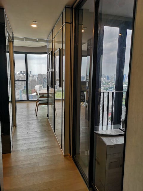 Ashton Chula Silom 46th floor beautiful view peaceful MRT Sam Yan