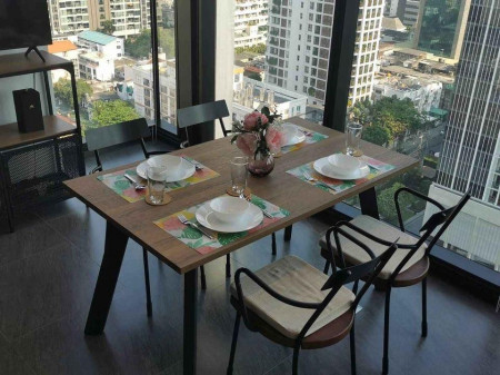 ให้เช่า คอนโด The Lofts Silom 70 ตรม. โครงการใหม่ สไตล์ลอฟท์ ห้องมุม ชั้นสูง วิวสวย