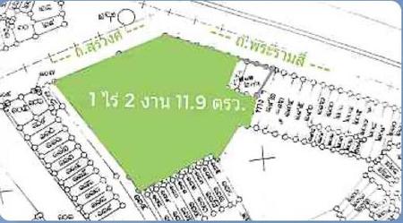 P27LR2002005 ขายที่ดิน 1-2-11 ไร่ สุริยวงศ์ 1250 ล้านบาท