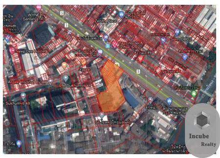 P33LA2003016 ขายที่ดิน พระโขนง 2-2-42.8 ไร่ 1042.8 ล้านบาท