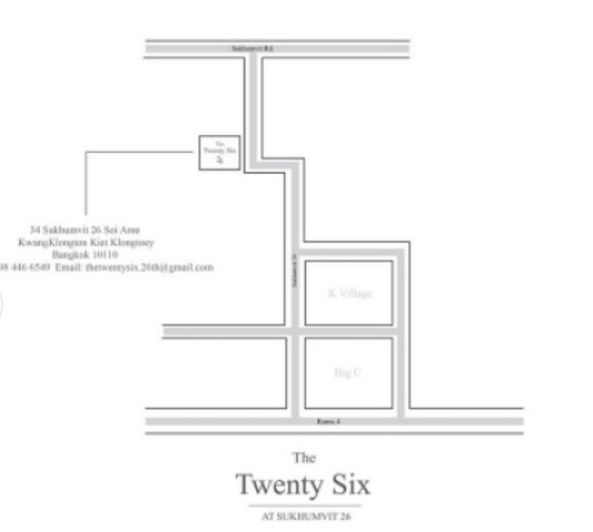 ให้เช่าพื้นที่ 37 ตรม ชั้น2 สุขุมวิท26 โครงการThe Twenty Six ใกล้BTSพร้อมพงษ์