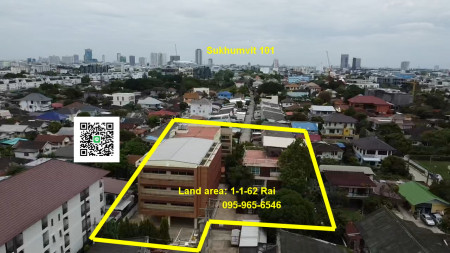 Sale Land 1.5Rai at Sukhumvit plus Office building and house with private pool at Best Price