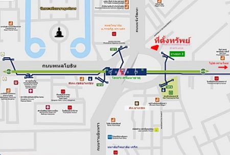 ขาย ออฟฟิศ รหัส 39462 พหลโยธิน อนุเสาวรีย์ บางเขน เนื้อที่ 1200 ตรม. 82 ตร.วา ติดถนนใหญ่