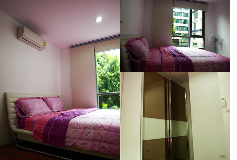 Condo for rent  large bedroom  40 sqm. fully furnished  ready to move in 1 year contract near BTS Sanam Pao