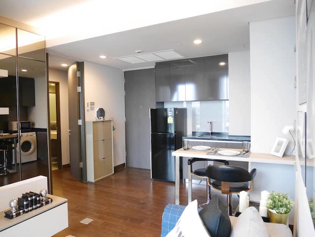 The Lumpini 24 private clean peaceful 18th floor BTS Phrom Phong