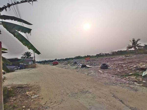 ลดราคารับสงกรานต์ที่ดินให้เช่า ที่ดินให้เช่าโซนบ้านกล้วยไทรน้อย (บางบัวทอง) T.062-1574449