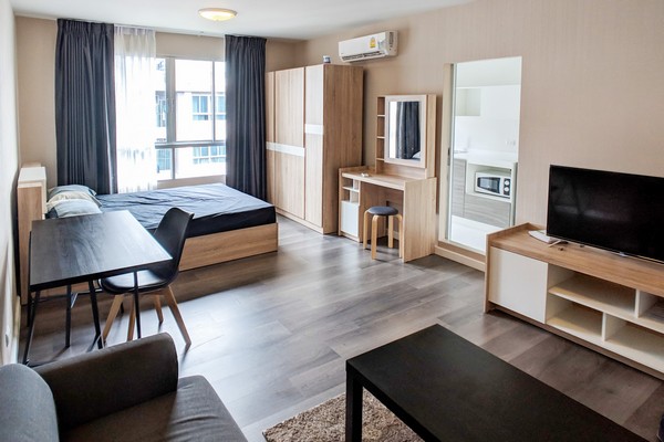 condominium ดีคอนโด แคมปัส รีสอร์ท บางนา dcondo Campus Resort Bangna 30 ตร.ม. 1 นอน 1 BATHROOM ใกล้กับ คลองพระองค์เจ้าไชราชานุชิต ดีที่สุดในย่าน