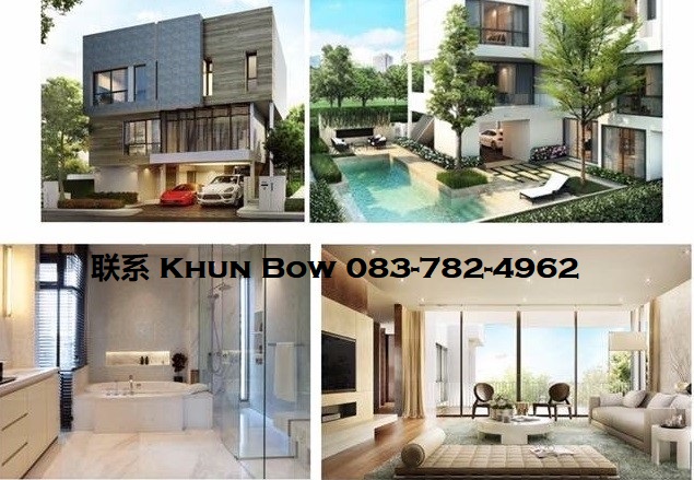 บ้านเดี่ยวหรู  for rent  luxury house   Zone Rama 9 has a lift fully furnished  near the Chinese embassy
