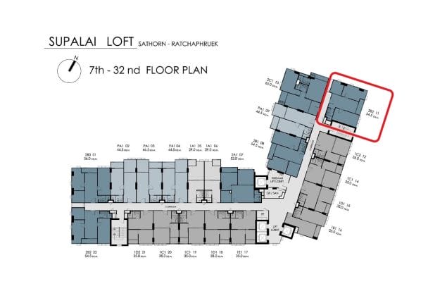 CM03963 ขายดาวน์ คอนโด ศุภาลัย ลอฟท์ สาทร ราชพฤกษ์ Supalai Loft Sathorn-Ratchaphruek ห้องมุม ใกล้ MRT บางหว้า