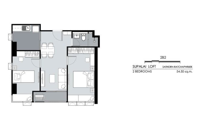 CM03963 ขายดาวน์ คอนโด ศุภาลัย ลอฟท์ สาทร ราชพฤกษ์ Supalai Loft Sathorn-Ratchaphruek ห้องมุม ใกล้ MRT บางหว้า
