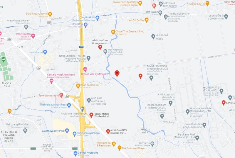 81048 – ขาย ที่ดินเปล่า 6-1-84 ไร่ อำเภออุทัย จังหวัดพระนครศรีอยุธยา ติดนิคมอุตสาหกรรมโรจนะ