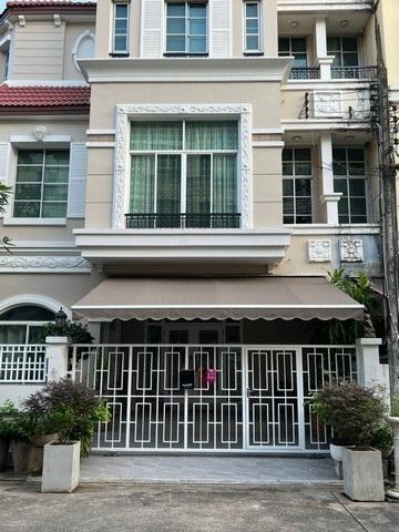 TownHome For REnt ให้เช่าทาวน์โฮม4ชั้นย่านจตุจักร รัชวิภา ตกแต่งบางส่วน โครงการบ้านกลางเมืองเดอะปารีส รัชวิภา