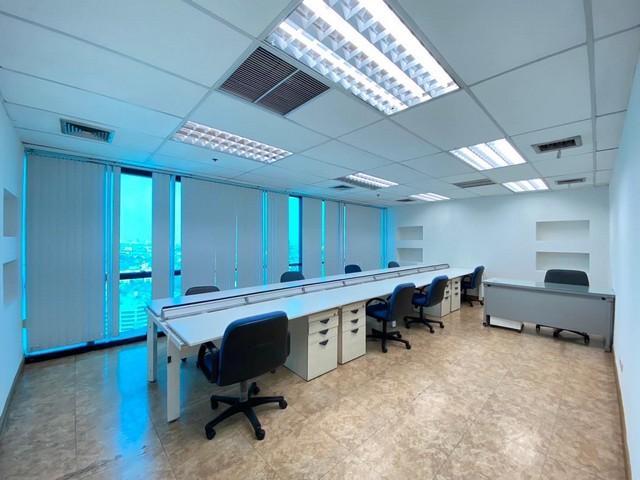 Office for Rent ให้เช่าสำนักงาน 300 ตร.มพร้อมเฟอร์นิเจอร์ ย่านรัชดา ห้วยขวาง ใกล้ MRTสุทธิสาร MRT ห้วยขวาง อาคารสูง26 ชั้นว่างชั้น 20 และ 22