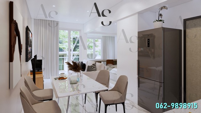 ขาย Condo Duliya Chalisma (ดุลิยา ชาริสม่า) รีโนเวทใหม่ พื้นที่ 40 ตรม. ชั้น 7 ตึก C ห้องใหญ่ ราคาถูก
