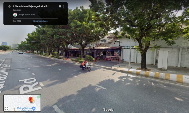 ขายที่ดิน ติด ถนน นราธิวาส สาทร ขนาด 450 ตรว  ราคา 585 mb สนใจโทร 0958195559