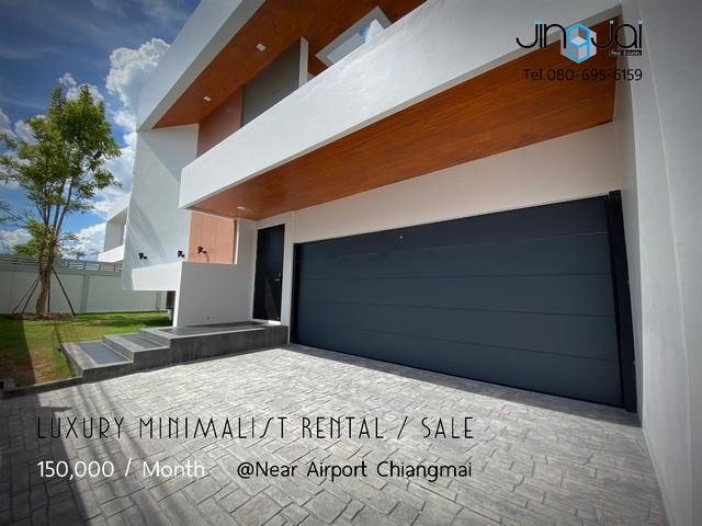 Experience modern luxury and minimalism in this stunning rental property Located near Chiangmai International Airport