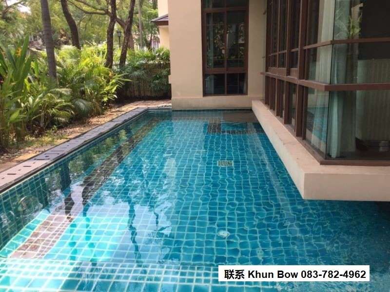 RENTบ้านหรู 2ชั้น  พร้อมสระว่ายน้ำส่วนตัว ย่านสุขุมวิท 67 โครงการแสนสิริ ใกล้Paragon Emporium