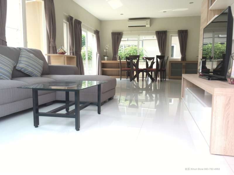 FOR  RENTบ้านเดี่ยว 2ชั้น  โซนอ่อนนุช บางจาก ปุณณวิถี บางนา โครงการThe City สุขุมวิทบางนา ใกล้BTS บางนา