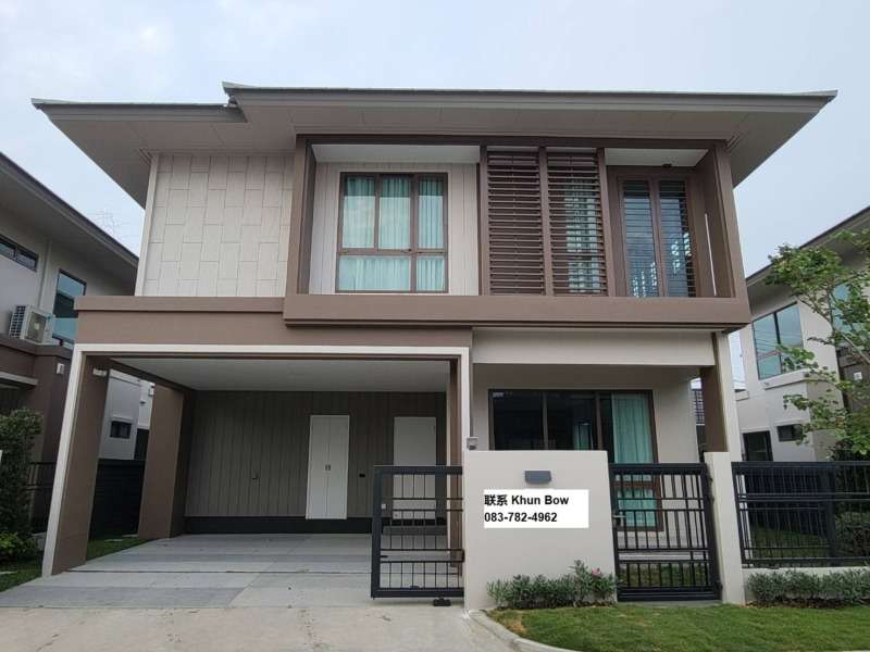 RENT  บ้านเดี่ยว 2ชั้น โครงการบุราสิริ ย่านกรุงเทพกรีฑา  ตกแต่งครบ พร้อมอยู่