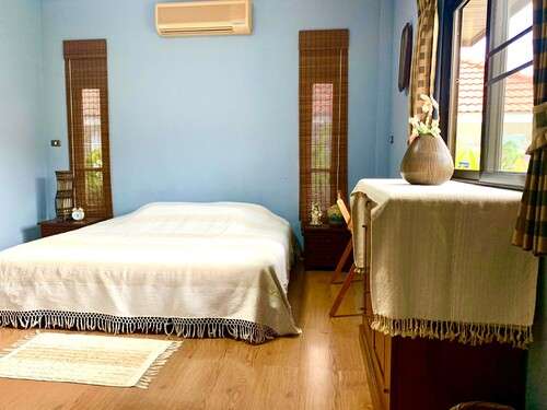 ขายบ้านเดี่ยว พร้อมสระ สไตล์รีสอร์ท สัตหีบ ชลบุรี For SALE Traditional Style House with Private Pool in Sattahip Chonburi