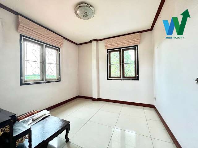 บ้านเดี่ยว หมู่บ้านแฮปปี้เพลส สุวรรณภูมิ 72 ตร.ว ใกล้เมกาบางนา  ตกเเต่ง พร้อมอยู่