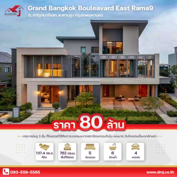 Sell Grand Bangkok Bouleavard East Rama9(แกรนด์ บางกอก บูเลอวาร์ด อีสต์ พระราม9)