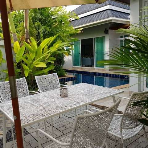 For Rent : Bangtao, Pasak Private Pool Villa, 2 bedrooms 2.5 Bathrooms.