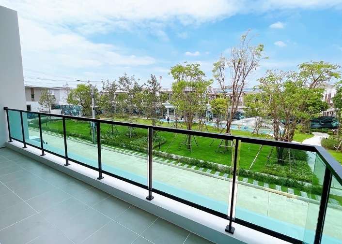 ขายบ้านเดี่ยว2 ชั้น Bangkok Boulevard ดอนเมือง-แจ้งวัฒนะ แปลงสวยหน้าสวน เนื้อที 81 ตรว มี 4 ห้องนอน 5 ห้องน้ำ