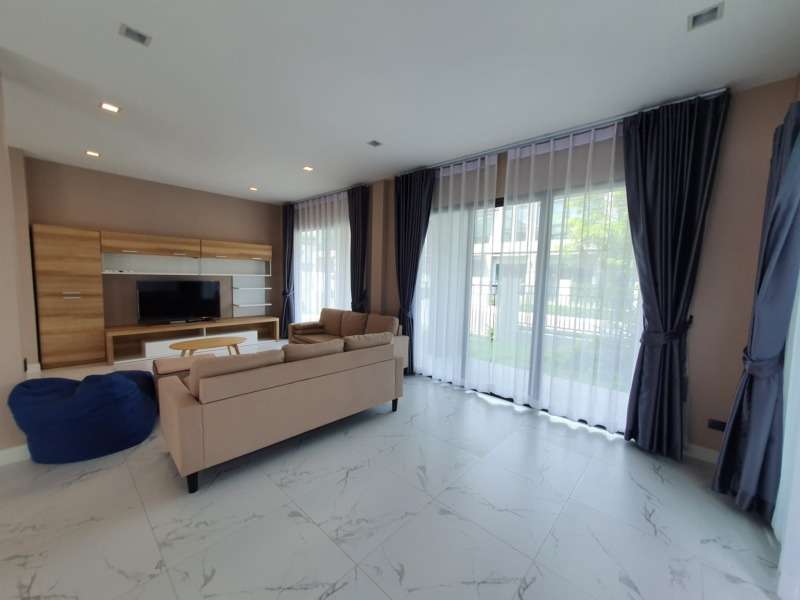 6606-085 Vibhavadi Ngamwongwan,House for rent,Bangkok Boulevard Vibhavadi,3 beds,fully furnished,ready to move in.