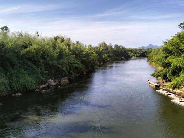 ขายที่ดินติดแม่น้ำเมืองกาญ ใกล้แหล่งท่องเที่ยวกาญจนบุรี