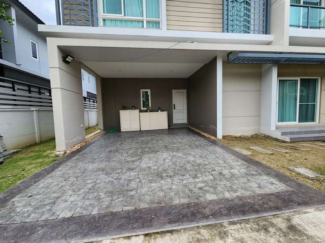 บ้านเดี่ยว ให้เช่า หมู่บ้านเดอะซิตี้ สาทร-ราชพฤกษ์ 53 ตรว. 4 นอน ติดถนนเทอดไท พร้อมเฟอร์ครบ ใกล้โฮมโปร กัลปพฤกษ์