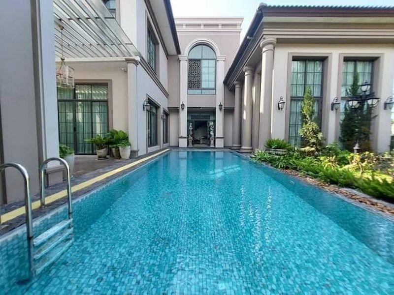ขายบ้านเดี่ยว 2 ชั้น หมู่บ้านเดอะแกรน พระราม 2 สไตล์ Luxury Classic