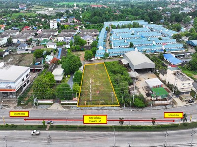 ที่ดินติดถนน 2 ด้าน ใจกลางกำแพงแสน! ขายด่วน! ที่ดินพัฒนาแล้วถมสูง ผังเมืองสีชมพู!! กำแพงแสน นครปฐม ทำเลหายาก