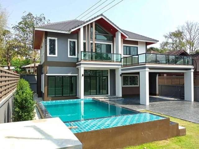 #Sales 2-storey detached house, pool villa  #บ้านเดี่ยว2ชั้นหลังใหญ่ พลูวิลล่าพร้อมเฟอร์นิเจอร์