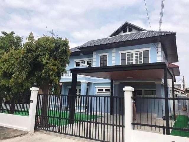 ให้เช่าบ้านเดี่ยว 2ชั้น หมู่บ้านมณียา ท่าอิฐ รัตนธิเบศน์ ไทรม้า นนทบุรี   บ้าน Renovateใหม่  ราคา  29,000