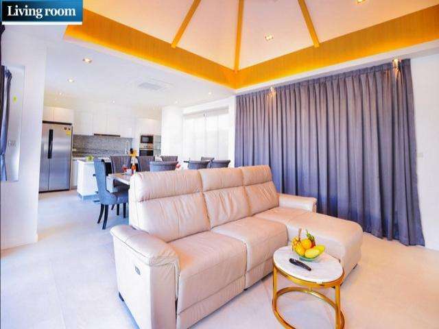 For Rent : Nai Harn, New Pool Villa 2 story, 3 bedrooms 3 bathrooms.