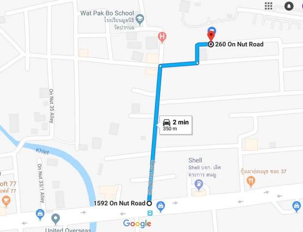 ขาย ที่ดิน ซอยอ่อนนุช35 ถมแล้ว 158 ตร.ว. เข้าซอยเพียง 350 เมตร เหมาะสร้างบ้าน อพาร์ตเมนท์ สำนักงาน
