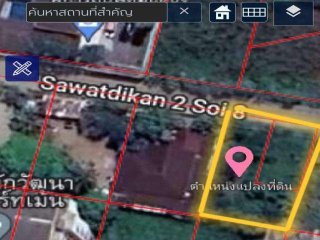 ขายที่ดิน 100 ตร.วา ถ.เพชรเกษม 77 กทม. ใกล้สถานีรถไฟฟ้าเส้นบางแค