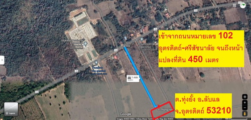 ขายที่ดินพร้อมสวนป่าสัก 8-2-21 ไร่ (5แปลงติดกัน) หน้ากว้าง 128 เมตร ลึก 106 เมตร ติดทางสาธารณะประโยชน์ 3 ด้าน ต้นสักปลูกมาแล้ว 10 ปี