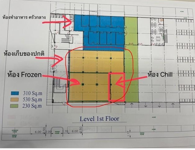 ให้เช่าโกดัง มีห้องเย็นและห้อง Chill พื้นที่ 1,070 ตร.ม. ย่านประชาชื่น บางซื่อ