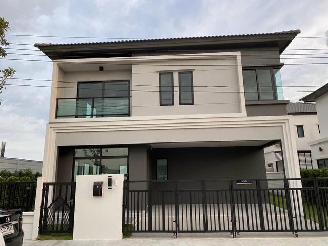 POR3482 ให้เช่า ขาย บ้านเดี่ยว 2 ชั้น โครงการ แกรนด์ บริทาเนีย วงแหวน รามอินทรา GRAND BRITANIA Wongwaen Ramintra ตรงข้ามตลาดมารวย หลังมุม