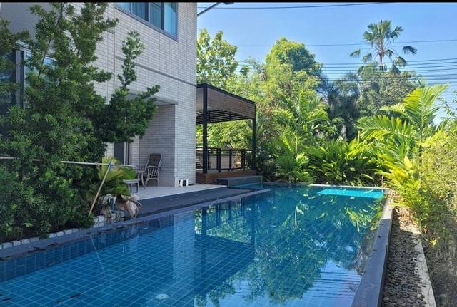 House for sales  ขายบ้านเดี่ยว2ชั้น 101.9 ตร.วเพอร์เฟคมาสเตอร์พีซพระราม 9พร้อมสระว่ายน้ำส่วนตัว ย่านพระราม9 พัฒนาการ ใกล้มหาวิทยาลัยแสตมฟอร์ด