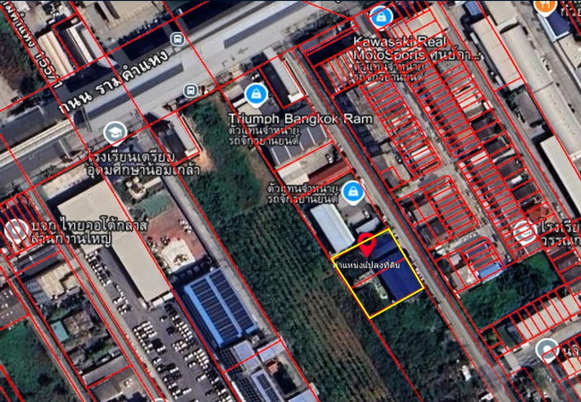 ขายที่ดิน ถนนรามคำแหง ซอย 144 เนื้อที่ 1 ไร่ แปลงสวย ทำเลดี ราคาต่อรองได้