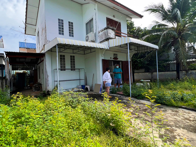บ้าน ซื่อตรง โครงการชมสวน คลอง 13 บึงน้ำรักษ์ ธัญบุรี ปทุมธานี
