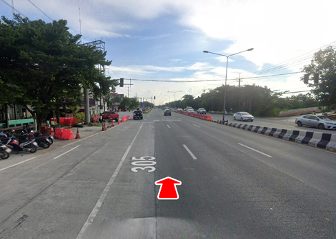 ที่ดิน ติดถนน ธัญบุรี-วังน้อย คลองหลวง ปทุมธานี